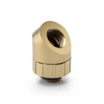 BitsPower Artemis 45° kampinė jungtis su sukamąja dalimi – Stardust Gold