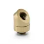 Kampinė 45° sukama jungtis BitsPower Artemis – Stardust Gold