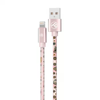 USB–Lightning laidas Tellur TLL155621 3A 1 m – rožinis