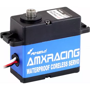 Amewi standartinis servo pavarų dėžė AMXRacing AM1210SG WP PRO analoginis servo, pavarų medžiaga: plienas (28455)