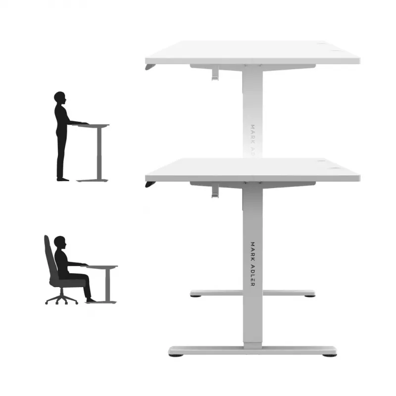 Elektra reguluojamas stalas MA-Leader 7.6 Baltas
