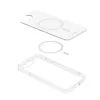 Crong skaidrus MagSafe dėklas iPhone 16e — permatomas apsauginis korpusas, MagSafe suderinamas