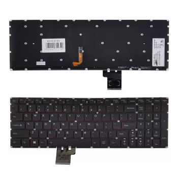 Lenovo KB314799 klaviatūra su apšvietimu, JAV išdėstymas, juoda