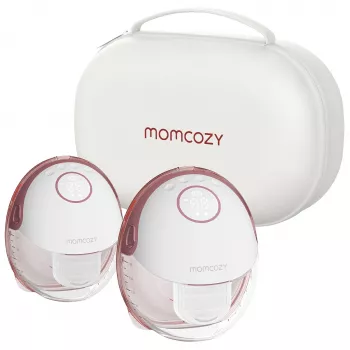 Momcozy M6 Dvigubas Elektrinis Pientraukis, Raudonas, 180ml