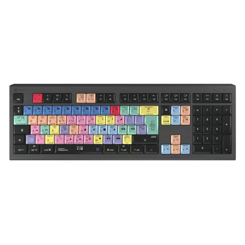 Logickeyboard LKB-PPROCC-A2M-UK klaviatūra USB QWERTY anglų juoda (LKB-PPROCC-A2M-UK)