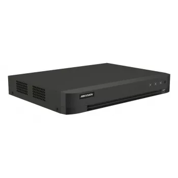 DVR Hikvision Pro Series 8 kanalų 5 MP 1U H.265 AcuSense, 8 įėjimai, Gigabit Ethernet, 12 TB HDD, 12 V, 24 W