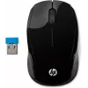 HP Wireless Mouse 200, ambidekstrinė, optinė, RF belaidė, 1000 DPI, juoda
