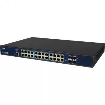 ALLNET ALL-SG8626PM 24+4P PoE+ valdomas komutatorius — 24x Gigabit PoE+ + 4x Gigabit uplink