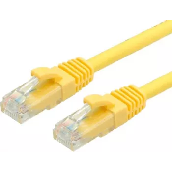 VALUE - Patch-Cable - RJ-45 (M) į RJ-45 (M) - 3 m - UTP - CAT 6a - Lieta, su užraktu - Geltona, RAL 1004 (21.99.1433)