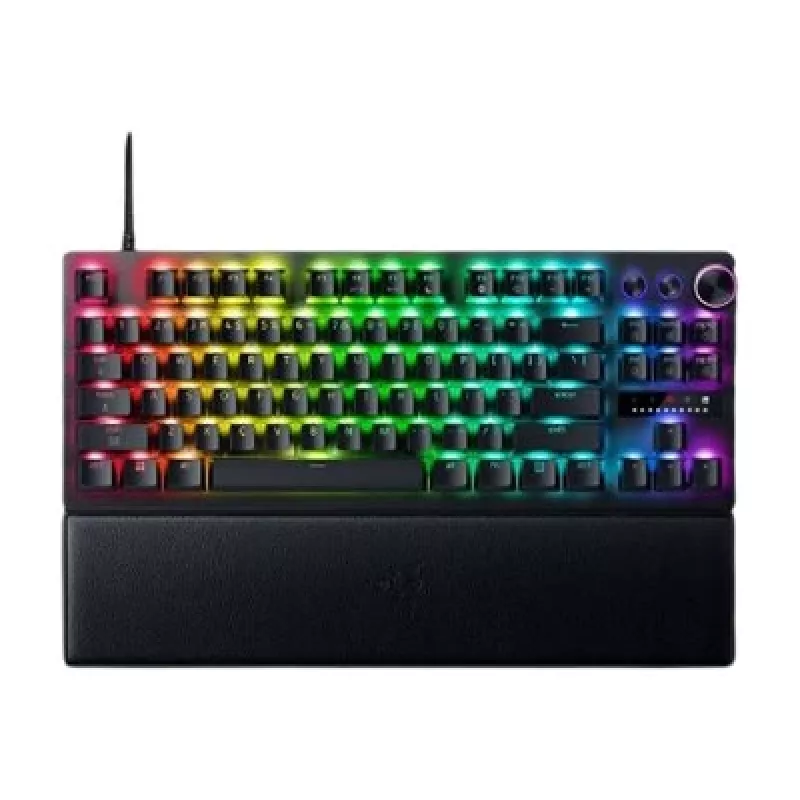 Razer Huntsman V3 Pro Tenkeyless 8KHz – žaidimų klaviatūra, laidinė, US, juoda, USB Type-C, Razer Analog Optical Switch Gen-2