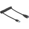 USB laidas DeLOCK 90367 0.6 m USB A juodas