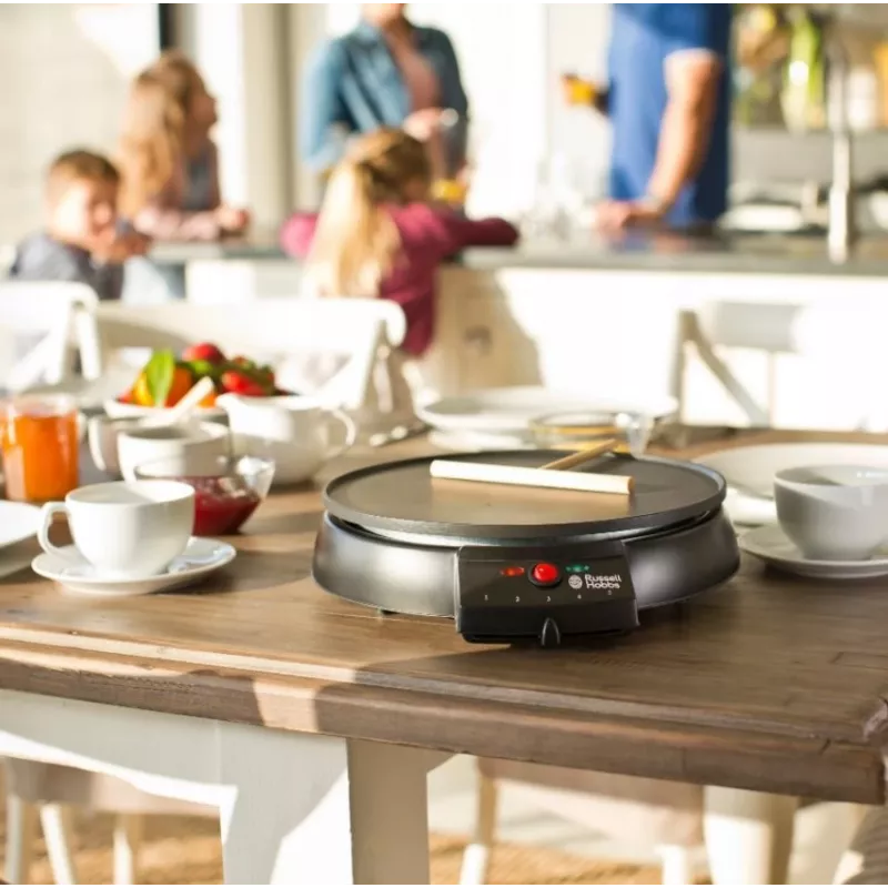 Russell Hobbs 20920-56 krepų keptuvė 1 krepui 1200 W Juoda