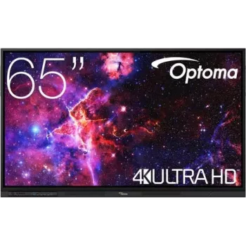 Optoma 3653RK skaitmeninės reklamos liečiamasis ekranas 165 cm (65 inch) 4K UHD 3840 x 2160, 450 cd/m², HDMI, DisplayPort, VGA, USB, LAN, Android 14
