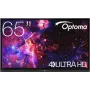 Optoma 3653RK skaitmeninės reklamos liečiamasis ekranas 165 cm (65 inch) 4K UHD 3840 x 2160, 450 cd/m², HDMI, DisplayPort, VGA, USB, LAN, Android 14