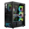 Logic Aramis ARGB MINIDI USB 3.0 korpusas juodas