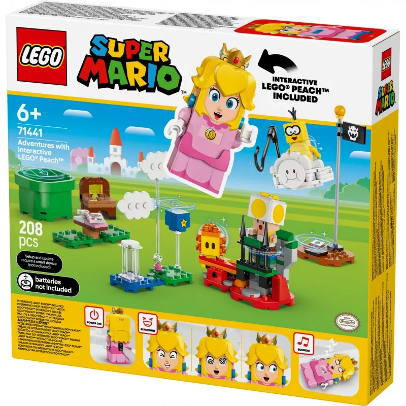 Konstruktorius LEGO 71441 Super Mario interaktyvi LEGO Peach figūrėlė, suderinama su LEGO sistema