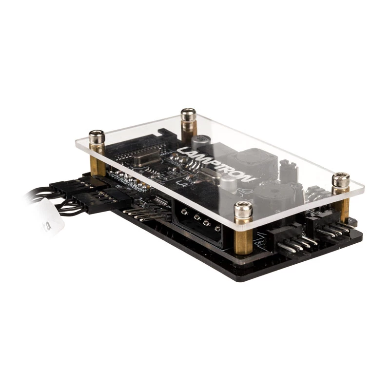 Lamptron TC20 PCI RGB ventiliatorių ir LED valdiklis - sidabrinis