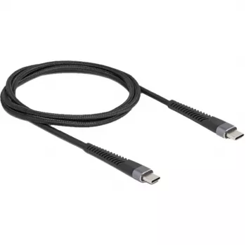 USB kabelis DeLOCK 81124 USB 2.0 1m USB-C juodas