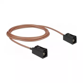 Koaksialinis kabelis DeLOCK 89679 RG-316 1,25 m FAKRA A juoda ruda