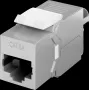 Goobay Keystone RJ45 modulis CAT 6A, STP, slim-line - krokodilo tipo, gnybtų juosta LSA montavimui (be įrankių) (79448)