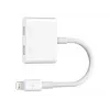 Belkin Lightning Audio + Charge RockStar kabelis, 11,5 cm, baltas F8J198btWHT