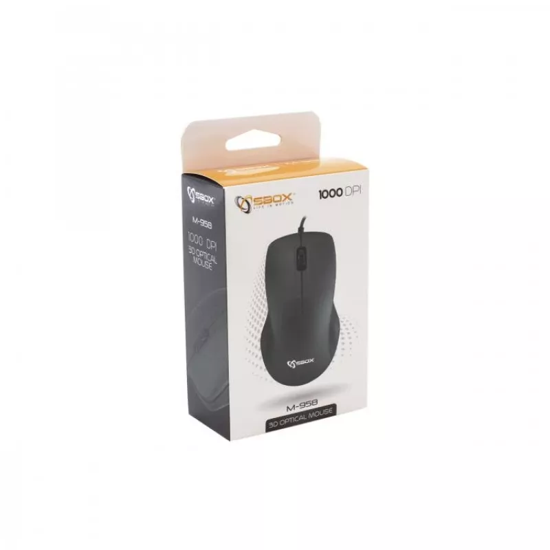 Sbox M-958B Black – stalinė pelė