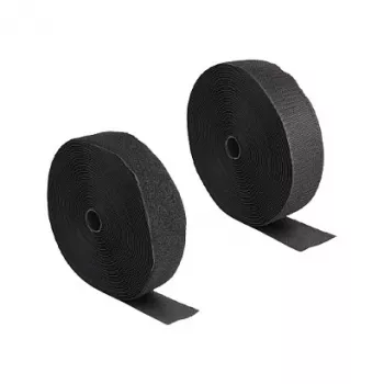 DeLOCK Heavy-duty Lipnusis užsegimas 15 m x 50 mm juoda