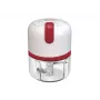 Beper P102ROB050 USB būdu kraunamas maisto smulkintuvas, 0,25 L, 30 W, baltas/raudonas