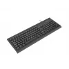 Pilno dydžio laidinė klaviatūra NATEC Moray ES su USB, ispanišku QWERTY išdėstymu, 105 klavišais, ID kortelių skaitytuvu, 1,5 m kabeliu, juoda