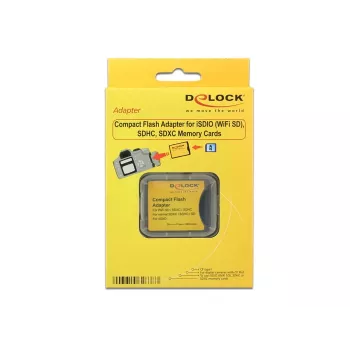 DeLOCK 62637 SD kortelių adapteris CompactFlash lizdui