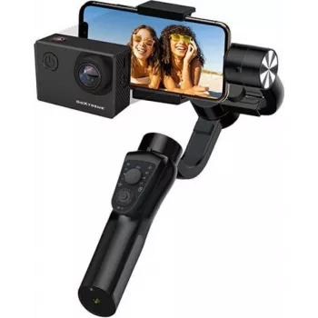 GoXtreme GX3 3 ašių gimbalinis stabilizatorius, lengvas rankinis modelis kameroms ir veiksmo kameroms