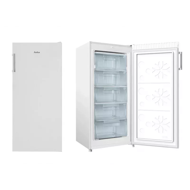 Šaldiklis AMICA FZ208.3AA(E) – 208 L bendras, 145 L naudingas, baltas, reversinės durelės, R600a