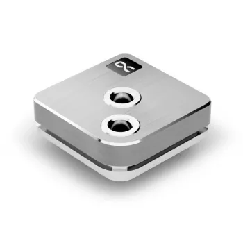 Vandens blokas Alphacool 13444 Sidabrinis 72mm x 72mm x 26.5mm