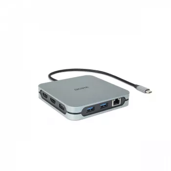 DICOTA D32057 USB-C stotelė 10000 Mbit/s sidabrinė