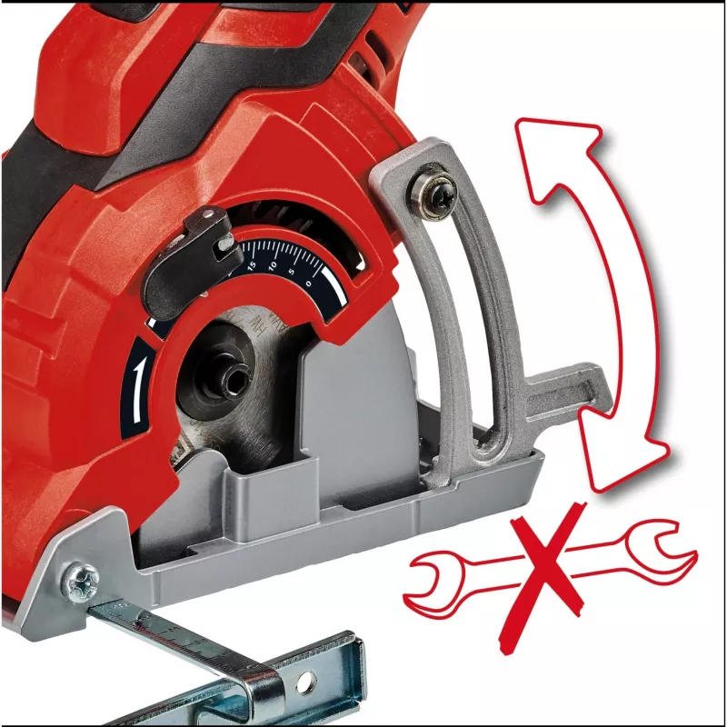 Pjūklas Einhell TC-CS 89 rankinis diskinis