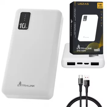 Nešiojamas išorinis akumuliatorius Extralink EPB-098W 10000 mAh