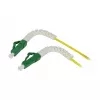 LWL-1-Faser-Patchk. 1,0mtr.LC(APC)-LC(APC), 9/125u, OS2, G657A2, AD=2mm, flexible Knickschutztülle, Synergy21 (S215701)