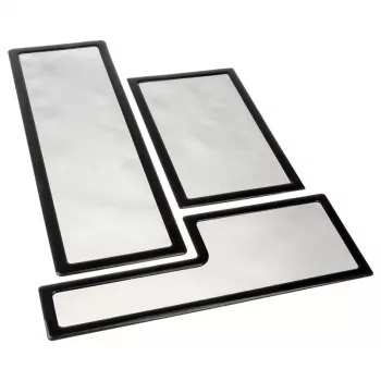 Dulkių filtras DEMCiflex 0539, skirtas Enthoo Luxe, juodas, 3 vnt. pakuotė