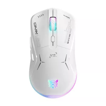 Žaidimų pelė Onikuma CW917 2.4G belaidė balta