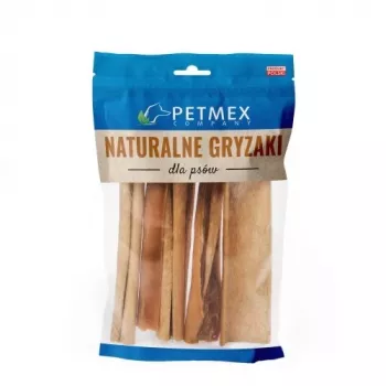 Kramtomasis žaislas šunims PETMEX arklio oda 100 g – natūralus vieno ingrediento kramtukas, baltymai 80%, riebalai 4,8%