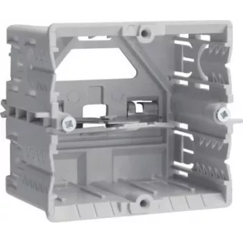 Hager GLT5000 montavimo dėžutė grindų kanalui 71x65 mm šviesiai pilka