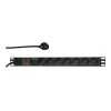 Apsauginis nuo viršįtampių LogiLink PDU7C01 juodas 7 AC lizdai 230 V 2 m
