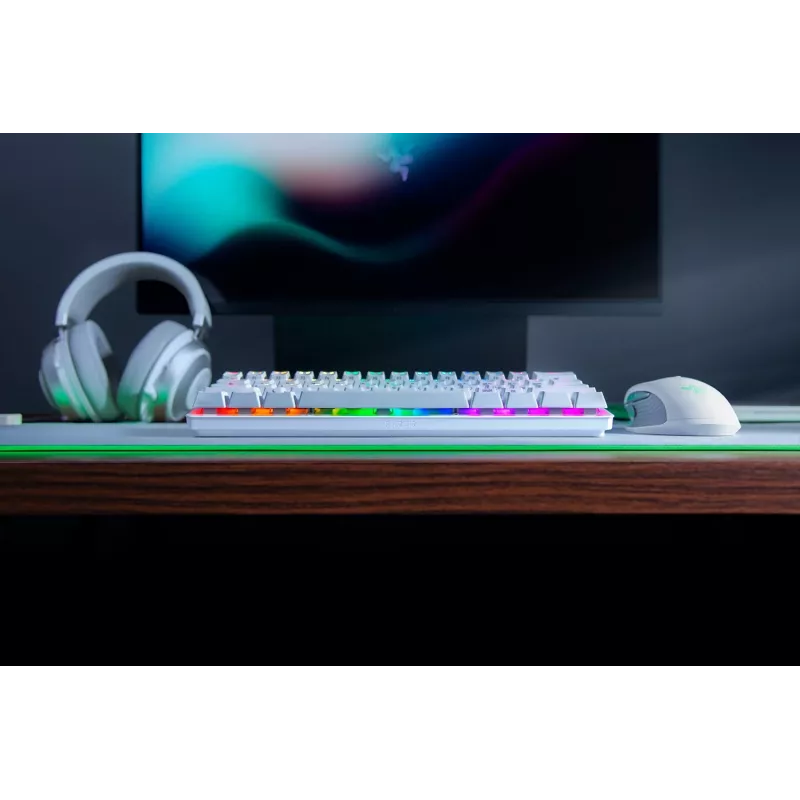 RAZER Huntsman Mini Mercury Ed. Purple Switch - US Layout klaviatūra