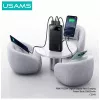 Nešiojamas powerbank usams PB80 10000mAh 20W PD baltas