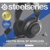 Ausinės STEELSERIES Arctis Nova 3P Wireless, uždengiančios ausis, lankelis ant galvos, 20–22000 Hz, 260 g, juodos