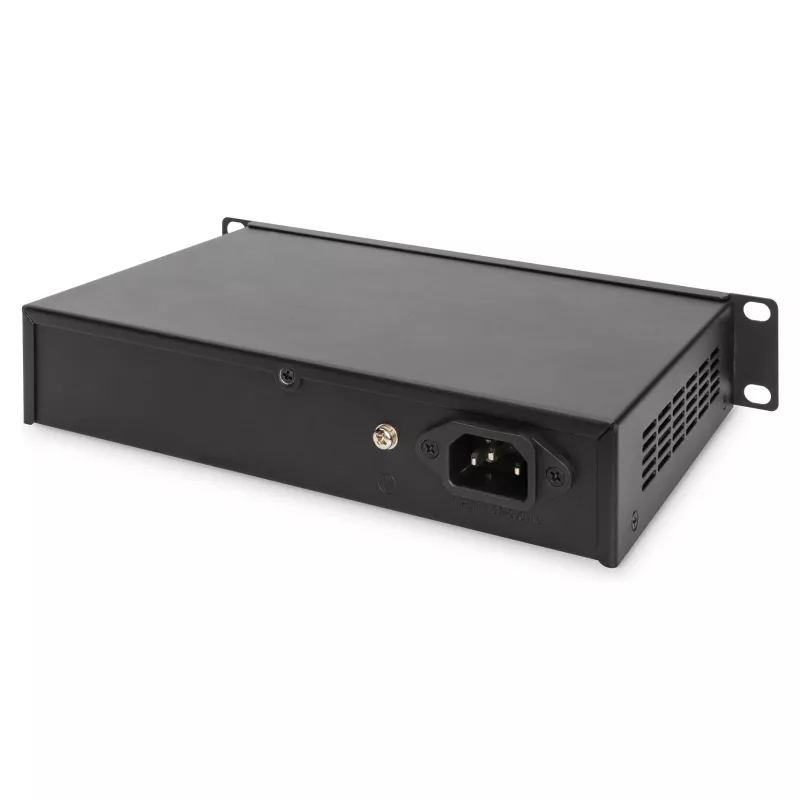 Tinklo jungiklis DIGITUS 10 colių Gigabit Ethernet 16 prievadų nevaldomas (montuojamas į stelažą)