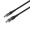 Fiksuotas laidas USB-C / USB-C su vaizdo perdavimu, PD palaikymu, 2m, USB 2.0, 100W | FIXDD-CC2-BK