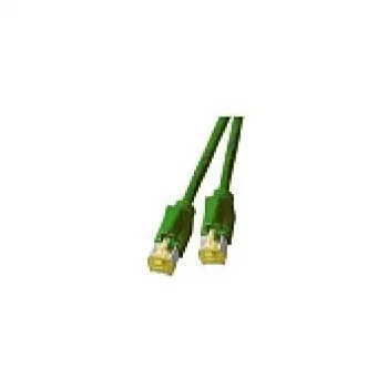 EFB-Elektronik RJ45 jungiamasis kabelis Cat.6A S/FTP LSZH Draka UC900 TM31 Žalias 1m