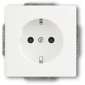 Kištukinis lizdas Busch-Jaeger 20 EUCKS-884 CEE 7/3 2P+E 250 V 16 A Baltas
