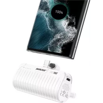 SKROSS Power Stand 18.5 W 5000 mAh - Powerbank ir išmaniojo telefono stovas (SKPB0003RPSCN)